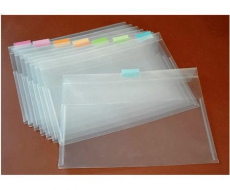 Clear PP Envelope with Moveable Index.