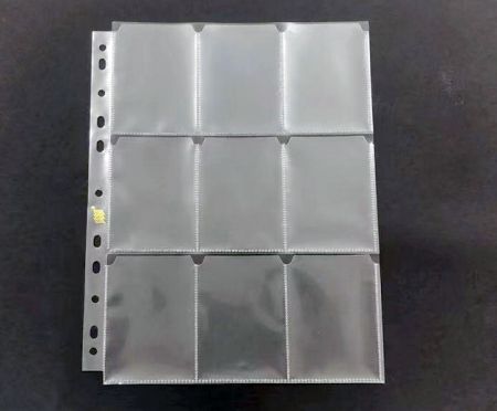 Card Protector Sheets PP Refillable Card Protector Sleeves | YES Business Card Storage