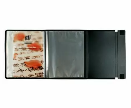 Libro de exhibición PP de caballete con 20 bolsillos.