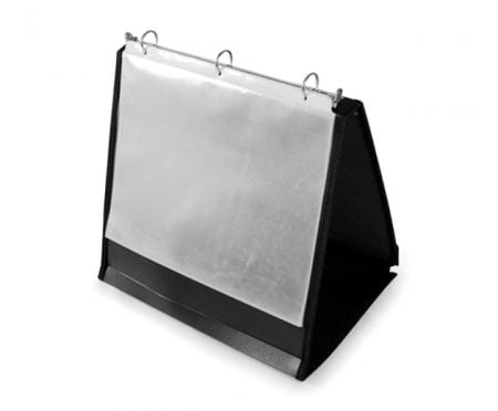 Easel 3 Ring Binder PP Display Book with Clear Pocket.