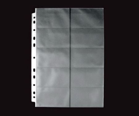 PP sheet protectors for business card.