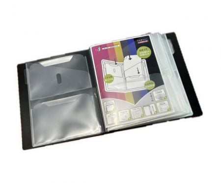 Multi-function PP Pocket File Book with 6 Pockets.