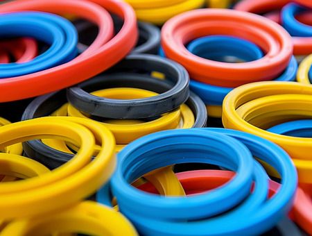 Colored Rubber Seals and Gaskets - Colored Rubber Molding - Colored Rubber Seals and Gaskets