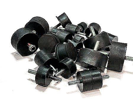 Rubber Bolt Mounts - Rubber to Metal Bonding - Rubber Bolt Mounts