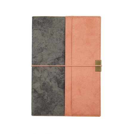 二色層袋ハードカバーノート