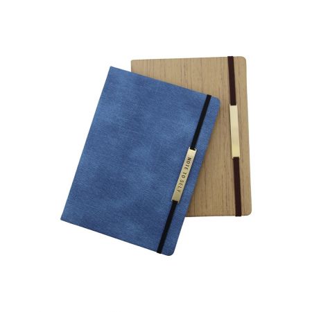 金属铭版书封笔记本