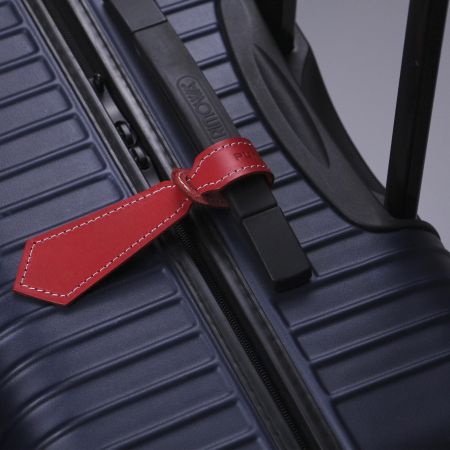 진짜 가죽 여행용 라벨