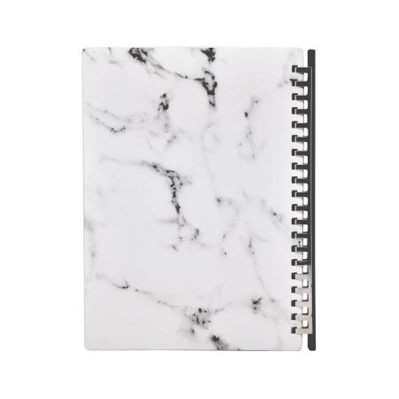 253 ツーピースの大理石引き出し式ノートブック