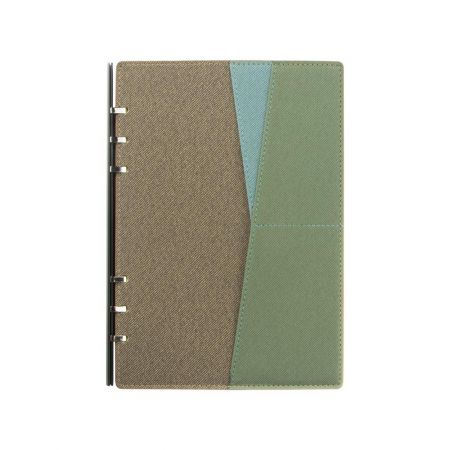 삼색 겹쳐진 층마다 주머니 형태의 추출식 노트북