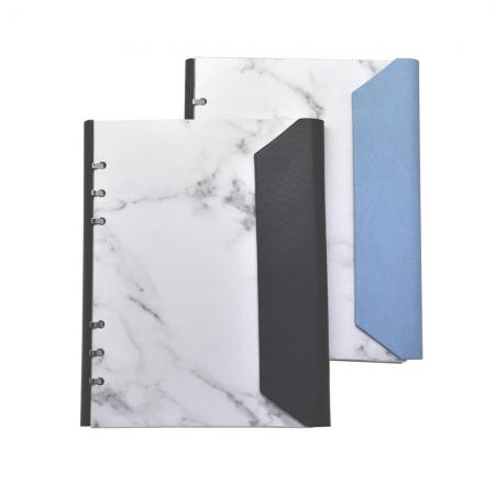 251款三折式大理石抽取式筆記本