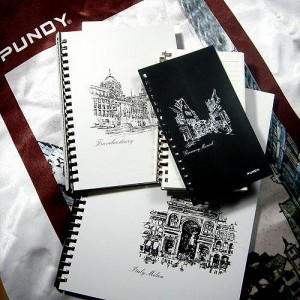Cuaderno personalizado con cubierta de cuero