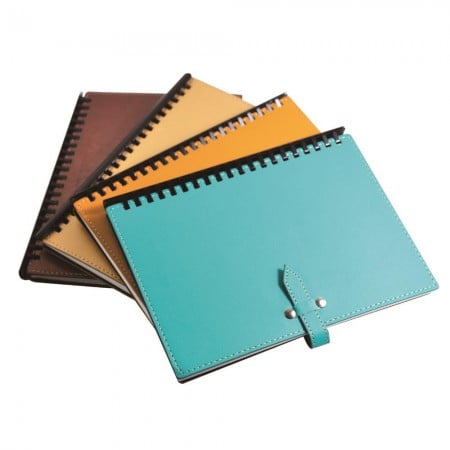 Notebook with Rivet Buckle