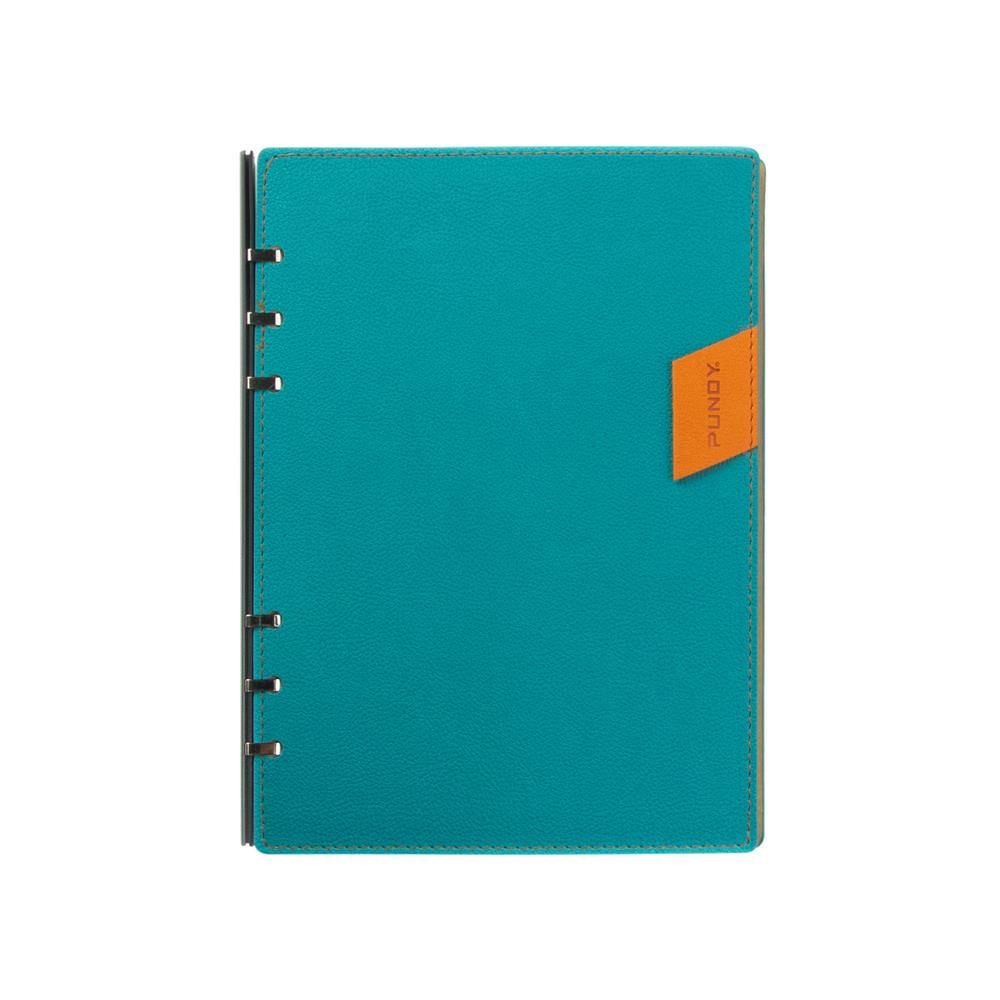 コントラストカラーレザーラベル付き