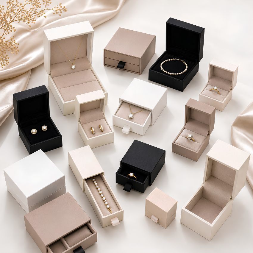 Luxe sieraden verpakkingsdozen groothandel leveranciers, premium ringketting geschenkdoos fabrikant.