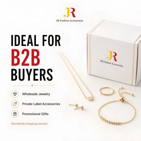 Premium grossistförsäljning av smycken och privata etikettaccessoarer anpassade för B2B-köpare med global frakt.