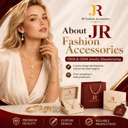 JR Fashion Accessories: B2B OEM & ODM smyckestillverkning, anpassad design, privat etikett och storskalig produktion.