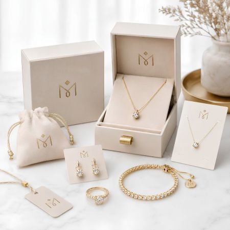 Verpakking voor privélabel sieraden