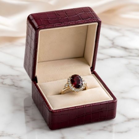 Luxe Leren Sieraden Doos