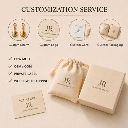 Premium 316L stainless steel clip-in charms, highlighting eco-friendly and nickel-free materials.