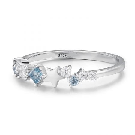 De S925 sterling zilver markering zichtbaar aan de binnenkant van de Stellar Dreams sterring.
