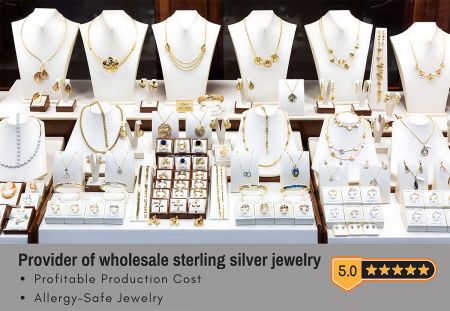 Bijoux en argent sterling 925 en gros. - Une collection diversifiée de bijoux en argent sterling 925 en gros de JR Fashion Accessories, y compris des bagues et des boucles d'oreilles.