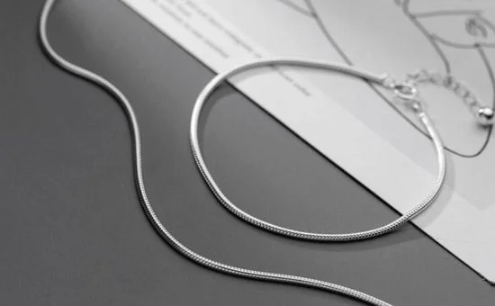 925 Sterling Silver Round Snake Chain