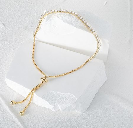 A matching sterling silver CZ necklace, perfect for creating a complete jewelry set.