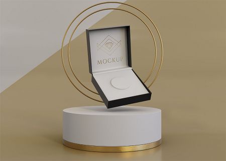 Elegant luxury jewelry box, ideal for corporate gifting and presentation.