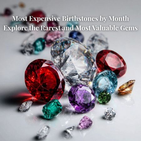 A vibrant collection of valuable birthstones and gems, representing different months of the year.