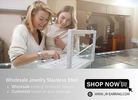Stainless Steel Jewelry - A collection of high-quality wholesale stainless steel necklaces from JR Fashion Accessories, showcasing various designs available for customization.