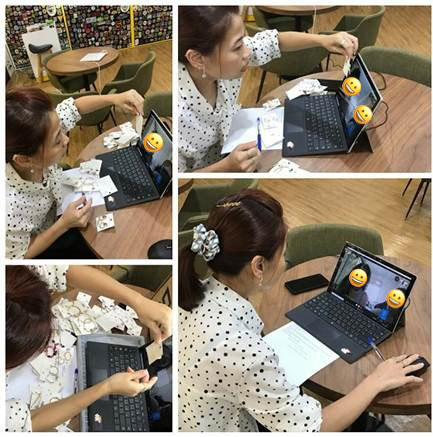 Fashion Jewelry Wholesaler Online Meeting Business Invitation - A professional woman participating in an online business meeting with JR Fashion Accessories to discuss wholesale jewelry opportunities.