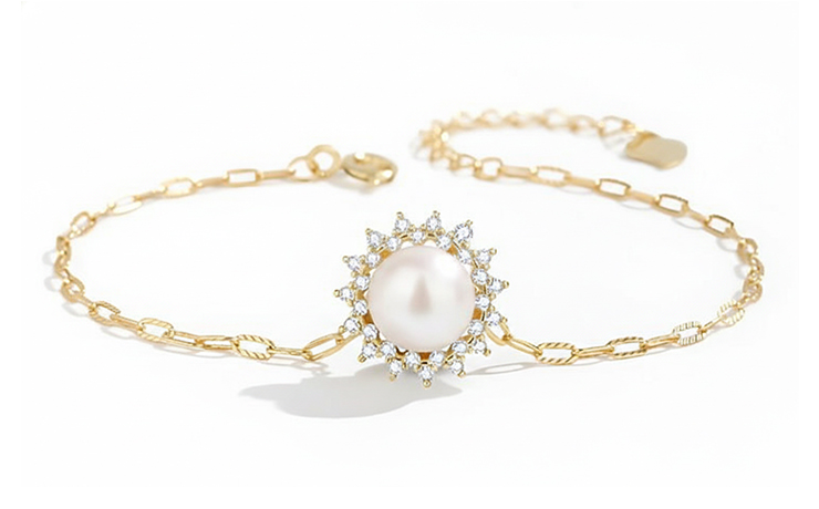 Pearl Sunburst Bracelet
