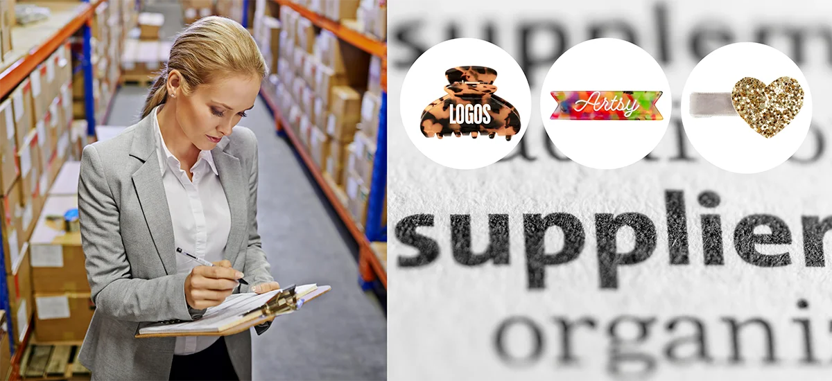 A collection of custom hair accessories from JR Fashion Accessories, showcasing the company's OEM/ODM and wholesale services for fashion brands.