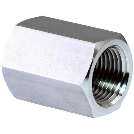Accoppiatore esagonale - L'accoppiatore esagonale viene utilizzato in bulloni di sospensione o aste filettate.