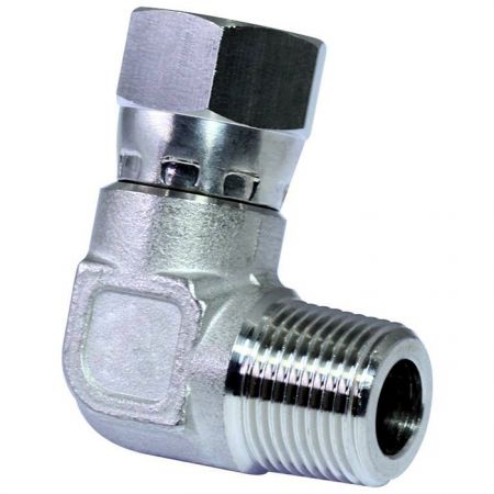 JIC 37° Swivel Fittings Male Elbow - Stainless steel JIC 37° Flare Swivel Fittings Male Elbow.