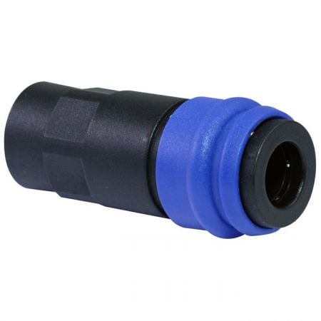 Raccords rapides à une touche, douille femelle (Nylon66 + GF) - Également connu sous le nom de raccord rapide à une main, raccord rapide à une main, raccord à déconnexion rapide à une main.