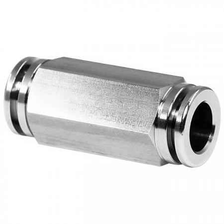 Stainless-steel Push-in Pneumatic Fittings Union