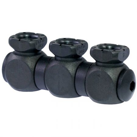 Quick Couplings Manifold Swivel 2 Outlets
