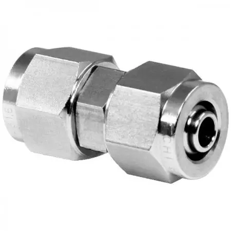 Giunzione rapida pneumatica in acciaio inossidabile - Raccordo pneumatico rapido in acciaio inossidabile per tubo in plastica.