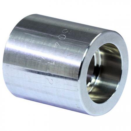 高压圆半接套焊3M接头 - 不锈钢3000Lb高压套焊半管接头。