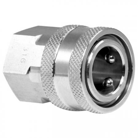 Straight Through Quick Couplings Female Socket - Straight through quick couplings female socket is suitable for high pressure application.