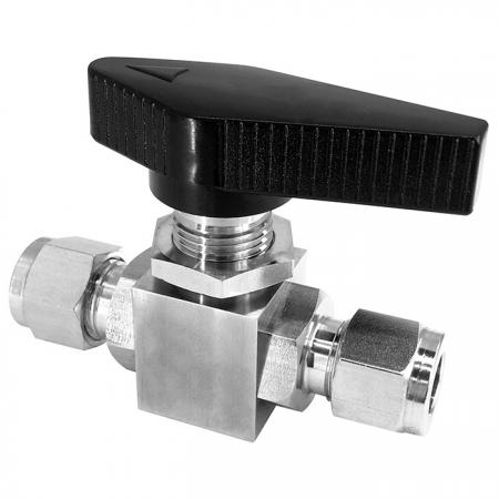 Rohrkugelventil - 316 Edelstahl Doppel-Ferrule / Doppel-Ring Kugelventil.