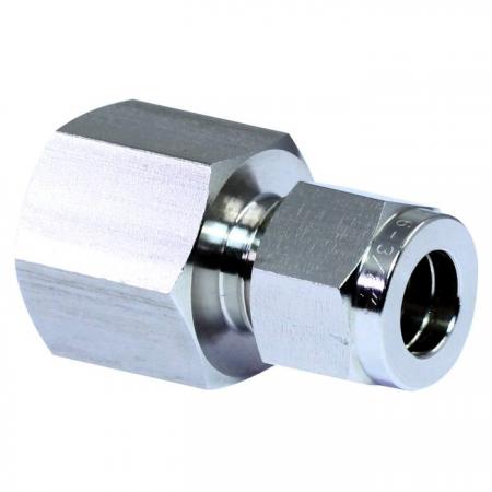 316 Stainless Steel Tube Fittings Female Connector - 316 stainless steel double ferrules tube fittings female connector.