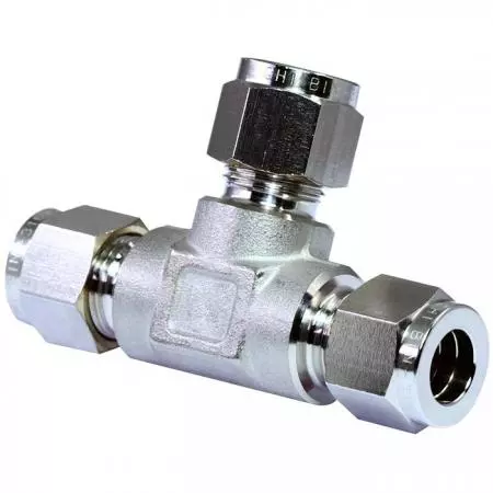 316 Stainless Steel Tube Fittings Union Tee - 316 stainless steel double ferrules tube fittings union tee.