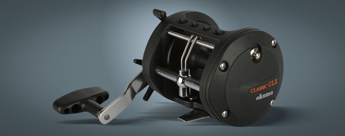 Okuma Convector行カウンタLevelwindトローリングリール Okuma Convector Line Counter Levelwind Trolling Reel