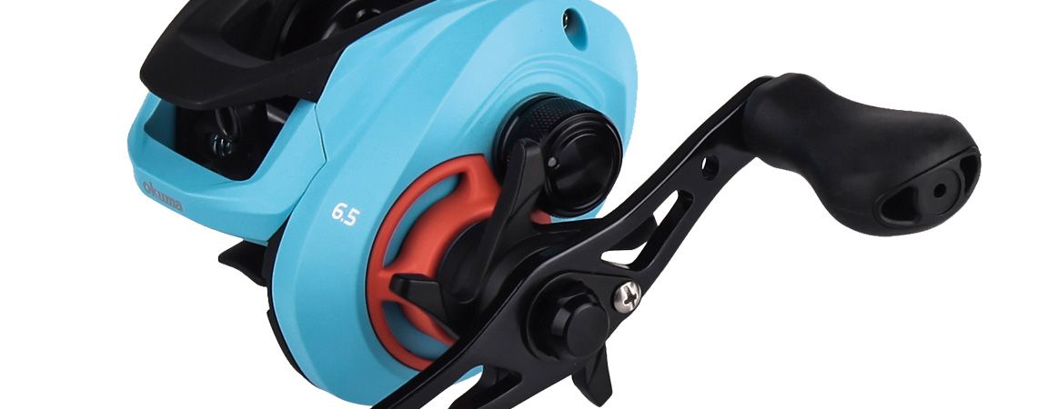 okuma bait casting reels M-400 Metaloid Round Baitcasting Reel double paddle aluminum handle BAITCAST REELS | OKUMA FISHING: