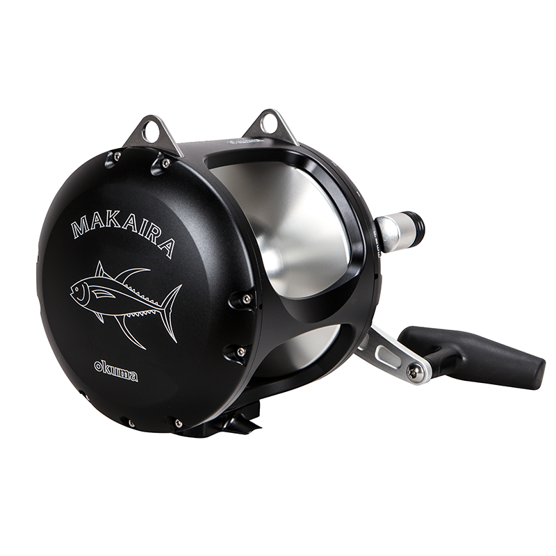 Makaira SEa Matte Black Lever Drag Reel (NEW) | OKUMA Fishing Rods 