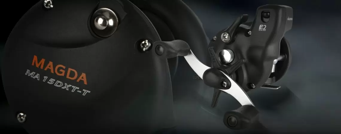 https www.fishusa.com product okuma-magda-pro-dxt-line-counter-reels Okuma MA-30DLXT New Magda Linecounter Reel, Left Hand,Black : Sports & Outdoors Featuring a lightweight Okuma Magda Pro 20DXT Metric