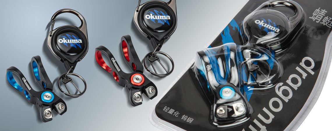 OKUMA LINE CUTTERS / RETRACTABLE LANYARD - Okuma Line Cutters / Retractable lanyard- Retractable lanyard for convenient and secure access- Tungsten steel blades easily cut through the toughest braided line