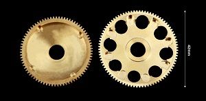 42mm übergroßes gehärtetes Messing-Hauptzahnrad
